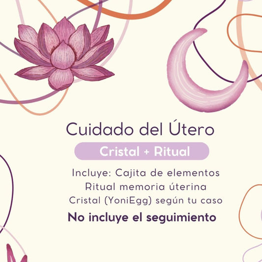 Imagen de producto Cuidado del utero, Cristal + Ritual