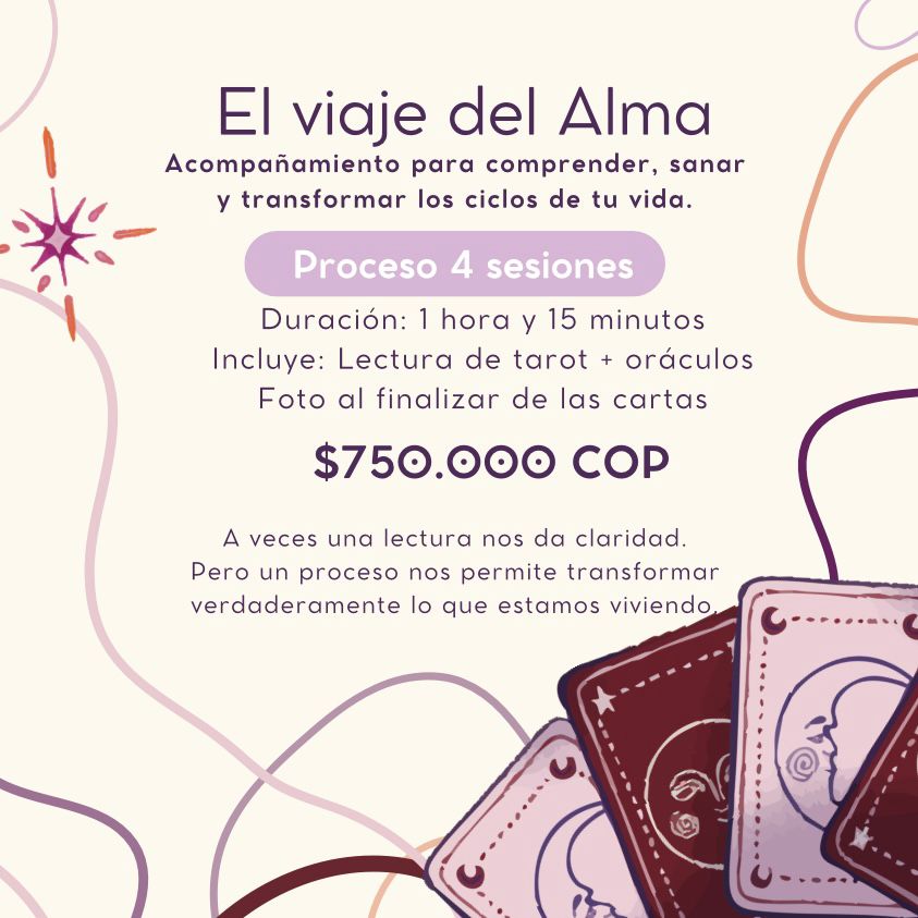 El viaje del Alma ☼ (Proceso de 4 Sesiones).
